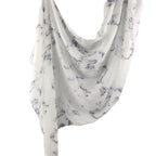 Elegant Watercolor Marble Print Headscarf Hijab (MH178)