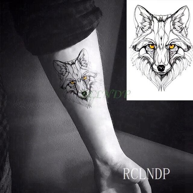 Elegant Waterproof Tattoo Sticker Sun Moon Fake Tatto Fashion Moon Temporary Fun Sun Wave Magic Tatoos For Womens Mens Stevvex