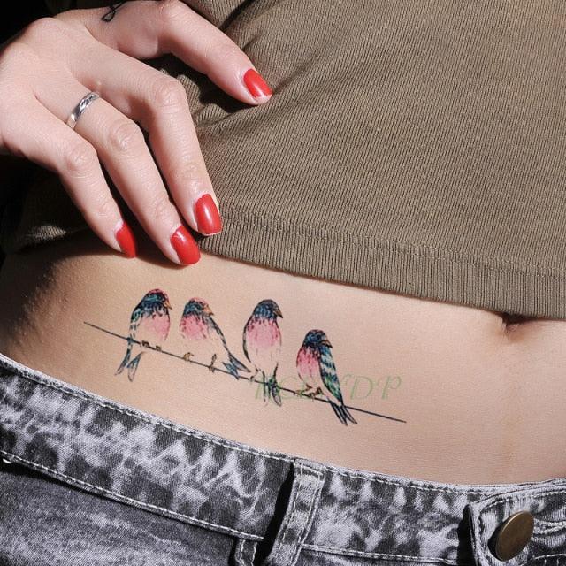 Elegant Waterproof Tattoo Sticker Sun Moon Fake Tatto Fashion Moon Temporary Fun Sun Wave Magic Tatoos For Womens Mens Stevvex