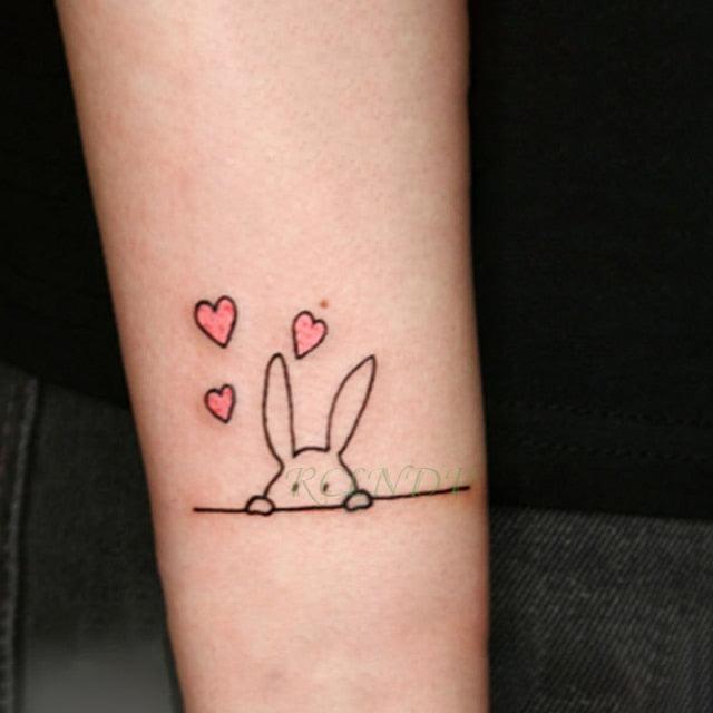 Elegant Waterproof Tattoo Sticker Sun Moon Fake Tatto Fashion Moon Temporary Fun Sun Wave Magic Tatoos For Womens Mens Stevvex