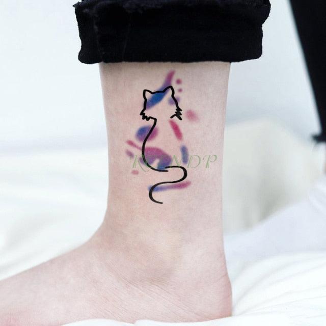 Elegant Waterproof Tattoo Sticker Sun Moon Fake Tatto Fashion Moon Temporary Fun Sun Wave Magic Tatoos For Womens Mens Stevvex