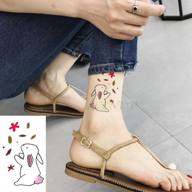 Elegant Waterproof Tattoo Sticker Sun Moon Fake Tatto Fashion Moon Temporary Fun Sun Wave Magic Tatoos For Womens Mens Stevvex