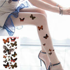 Elegant Waterproof Temporary Butterfly Sticker Tattoo Fake  Halloween Party Tattoo For Woman Girls Stevvex