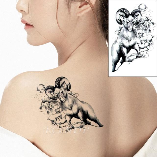 Elegant Waterproof Temporary Butterfly Sticker Tattoo Fake  Halloween Party Tattoo For Woman Girls Stevvex