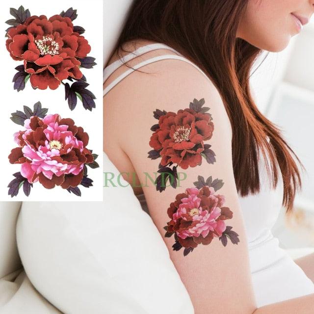 Elegant Waterproof Temporary Butterfly Sticker Tattoo Fake  Halloween Party Tattoo For Woman Girls Stevvex