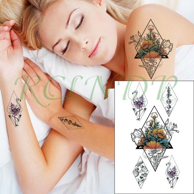 Elegant Waterproof Temporary Butterfly Sticker Tattoo Fake  Halloween Party Tattoo For Woman Girls Stevvex