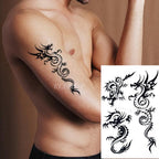 Elegant Waterproof Temporary Butterfly Sticker Tattoo Fake  Halloween Party Tattoo For Woman Girls Stevvex