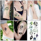 Elegant Waterproof Temporary Butterfly Sticker Tattoo Fake  Halloween Party Tattoo For Woman Girls Stevvex