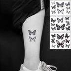 Elegant Waterproof Temporary Butterfly Sticker Tattoo Fake  Halloween Party Tattoo For Woman Girls Stevvex