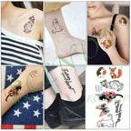 Elegant Waterproof Temporary Butterfly Sticker Tattoo Fake  Halloween Party Tattoo For Woman Girls Stevvex