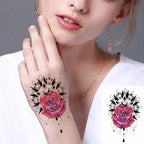Elegant Waterproof Temporary Butterfly Sticker Tattoo Fake  Halloween Party Tattoo For Woman Girls Stevvex