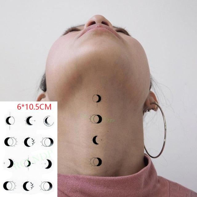 Elegant Waterproof Temporary Tattoo Sticker Cat Fox Flash Tatoo Neck Hand Modern Tattoo Stickers Butterflies Cats For Womens Stevvex