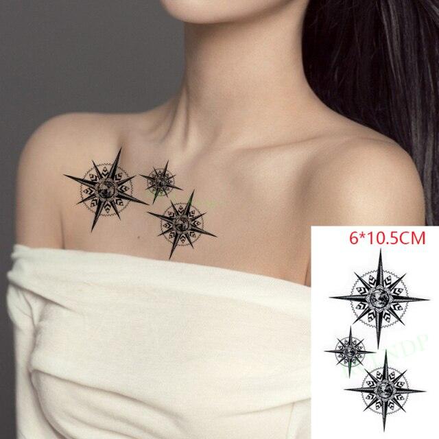 Elegant Waterproof Temporary Tattoo Sticker Cat Fox Flash Tatoo Neck Hand Modern Tattoo Stickers Butterflies Cats For Womens Stevvex