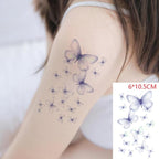 Elegant Waterproof Temporary Tattoo Sticker Cat Fox Flash Tatoo Neck Hand Modern Tattoo Stickers Butterflies Cats For Womens Stevvex