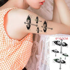 Elegant Waterproof Temporary Tattoo Sticker Cat Fox Flash Tatoo Neck Hand Modern Tattoo Stickers Butterflies Cats For Womens Stevvex