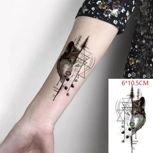 Elegant Waterproof Temporary Tattoo Sticker Cat Fox Flash Tatoo Neck Hand Modern Tattoo Stickers Butterflies Cats For Womens Stevvex