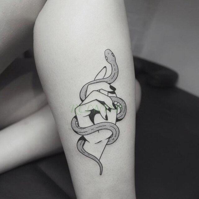 Elegant Waterproof Temporary Tattoo Sticker Cat Fox Flash Tatoo Neck Hand Modern Tattoo Stickers Butterflies Cats For Womens Stevvex