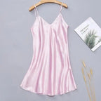 Elegant Wedding Bride Robe Lightweight Short Silk Sleepwear Women Indoor Bathrobes Stevvex