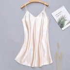 Elegant Wedding Bride Robe Lightweight Short Silk Sleepwear Women Indoor Bathrobes Stevvex