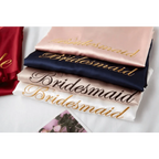 Elegant Wedding Bride Robe Lightweight Short Silk Sleepwear Women Indoor Bathrobes Stevvex