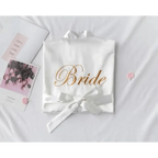 Elegant Wedding Bride Robe Lightweight Short Silk Sleepwear Women Indoor Bathrobes Stevvex