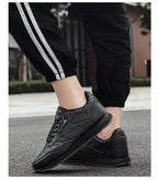 Elegant White Leather Mans Womens Sneakers Summer Lace-Up Trainers Gym Tennis Running Breathable High Quality Sport Women Mesh Wokrout Casual Slip On Flats Sneakers Stevvex