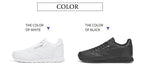 Elegant White Leather Mans Womens Sneakers Summer Lace-Up Trainers Gym Tennis Running Breathable High Quality Sport Women Mesh Wokrout Casual Slip On Flats Sneakers Stevvex