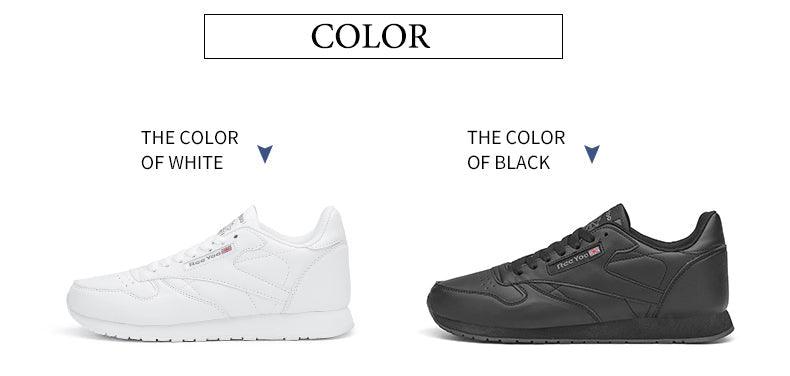 Elegant White Leather Mans Womens Sneakers Summer Lace-Up Trainers Gym Tennis Running Breathable High Quality Sport Women Mesh Wokrout Casual Slip On Flats Sneakers Stevvex