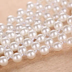 Elegant White Pearl Elastic Buckle Belt For Women Luxurious Strap Pearls Waistband Fashionable Design Stevvex