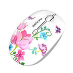 Elegant Women 2.4G Wireless Mouse Super Quiet 1600DPI Laptop Wireless Computer Optical Slim Mouse Stevvex