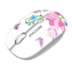 Elegant Women 2.4G Wireless Mouse Super Quiet 1600DPI Laptop Wireless Computer Optical Slim Mouse Stevvex