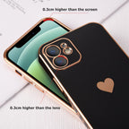 Elegant Women Phone Case For iPhone 13 14 Pro Camera Lens Protection For iPhone 12 11 Pro Max 14Plus Shockproof Case Luxurious Bumper Cute Pattern Women Girls Soft Silicone Shockproof Camera Case