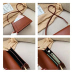 Elegant Women's Crossbody Bags, Luxury Handbags Bags Designer PU Leather Female Travel Shoulder Bags Stevvex