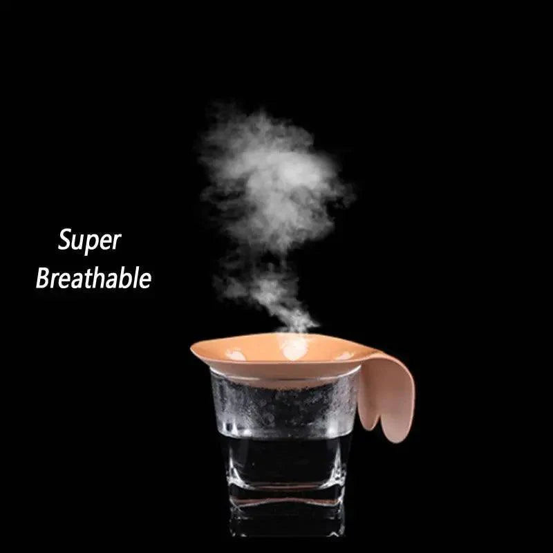 Elegant Women's Invisible Bra Super Push Up Seamless Self-Adhesive Sticky Wedding Party Front Strapless 8 10 12.5cm Cup Fly Bras Stevvex