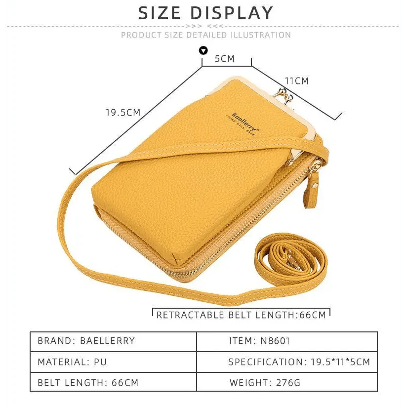 Elegant Women Small Crossbody Bags With Large Capacity Designer PU Leather Shoulder Bags For Women Phone Purses Stevvex