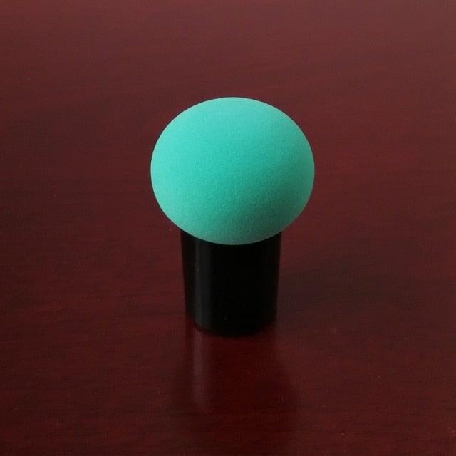 Elegant Womens Non-latex Makeup Sponge Mushroom Head Powder Liquid Dry And Wet Multifunction Makeup Brush Cosmetic Tool Storage Box Stevvex
