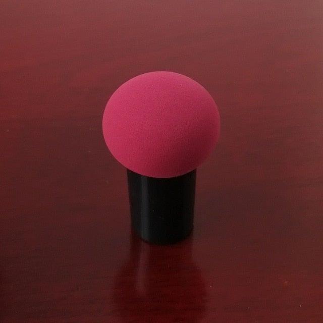 Elegant Womens Non-latex Makeup Sponge Mushroom Head Powder Liquid Dry And Wet Multifunction Makeup Brush Cosmetic Tool Storage Box Stevvex