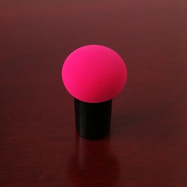Elegant Womens Non-latex Makeup Sponge Mushroom Head Powder Liquid Dry And Wet Multifunction Makeup Brush Cosmetic Tool Storage Box Stevvex