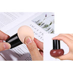 Elegant Womens Non-latex Makeup Sponge Mushroom Head Powder Liquid Dry And Wet Multifunction Makeup Brush Cosmetic Tool Storage Box Stevvex