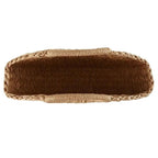 Elehant Women's Woven Wicker Straw Half Round Bag Trendy Large Capacity Female Casual Travel Bag Stevvex