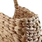 Elehant Women's Woven Wicker Straw Half Round Bag Trendy Large Capacity Female Casual Travel Bag Stevvex