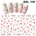 Embossed 3D Nail Stickers Blooming Flower 3D Nail Art Stickers Decals Adhesive Manicure Nail Art Tips Decoration Adhesive Abstract Face Curve Graffiti Nail Design for Acrylic Nail Supplies Designer Nail Decorations for Women Girls Kids Stevvex