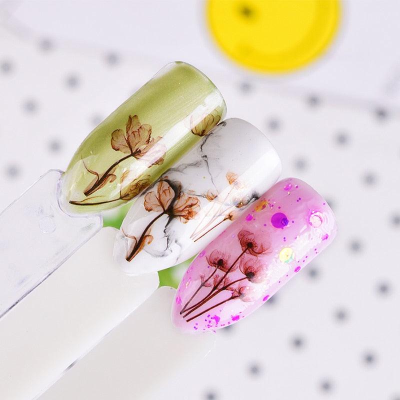 Embossed 3D Nail Stickers Blooming Flower 3D Nail Art Stickers Decals Adhesive Manicure Nail Art Tips Decoration Adhesive Abstract Face Curve Graffiti Nail Design for Acrylic Nail Supplies Designer Nail Decorations for Women Girls Kids Stevvex