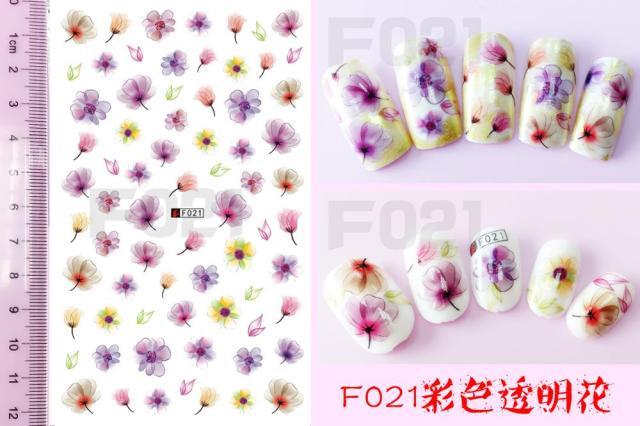 Embossed 3D Nail Stickers Blooming Flower 3D Nail Art Stickers Decals Adhesive Manicure Nail Art Tips Decoration Adhesive Abstract Face Curve Graffiti Nail Design for Acrylic Nail Supplies Designer Nail Decorations for Women Girls Kids Stevvex