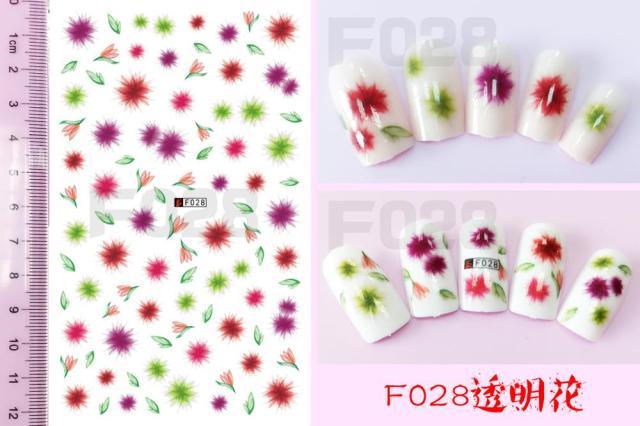 Embossed 3D Nail Stickers Blooming Flower 3D Nail Art Stickers Decals Adhesive Manicure Nail Art Tips Decoration Adhesive Abstract Face Curve Graffiti Nail Design for Acrylic Nail Supplies Designer Nail Decorations for Women Girls Kids Stevvex