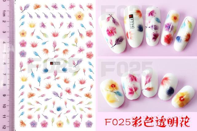 Embossed 3D Nail Stickers Blooming Flower 3D Nail Art Stickers Decals Adhesive Manicure Nail Art Tips Decoration Adhesive Abstract Face Curve Graffiti Nail Design for Acrylic Nail Supplies Designer Nail Decorations for Women Girls Kids Stevvex
