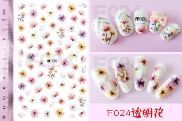 Embossed 3D Nail Stickers Blooming Flower 3D Nail Art Stickers Decals Adhesive Manicure Nail Art Tips Decoration Adhesive Abstract Face Curve Graffiti Nail Design for Acrylic Nail Supplies Designer Nail Decorations for Women Girls Kids Stevvex