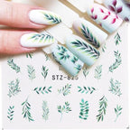 Embossed 3D Nail Stickers Blooming Flower 3D Nail Art Stickers Decals Adhesive Manicure Nail Art Tips Decoration Adhesive Abstract Face Curve Graffiti Nail Design for Acrylic Nail Supplies Designer Nail Decorations for Women Girls Kids Stevvex