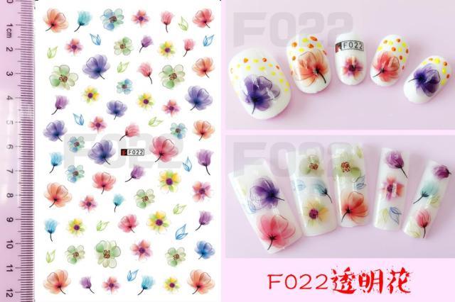 Embossed 3D Nail Stickers Blooming Flower 3D Nail Art Stickers Decals Adhesive Manicure Nail Art Tips Decoration Adhesive Abstract Face Curve Graffiti Nail Design for Acrylic Nail Supplies Designer Nail Decorations for Women Girls Kids Stevvex