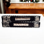 Embossed Courtly Check Rolling Pin For Cookies, Fondant and Baking With Kids